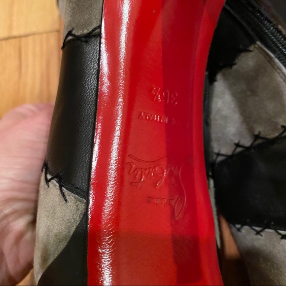 CHRISTIAN LOUBOUTIN PLATFORM BOOTIES - Picture 8 of 10